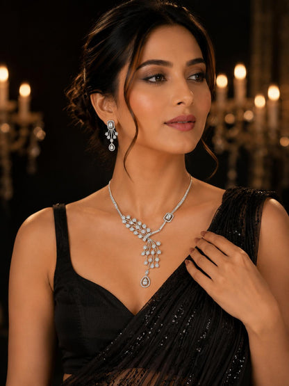 Naina Silver Vine Set