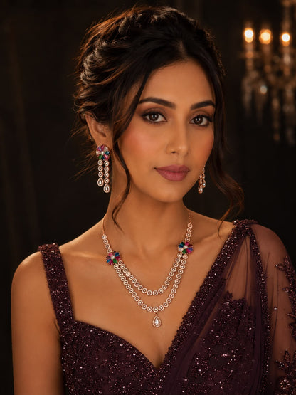 Aarohi Rainbow Greace Set