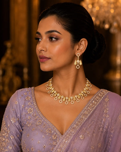Kiara Golden Charm Set